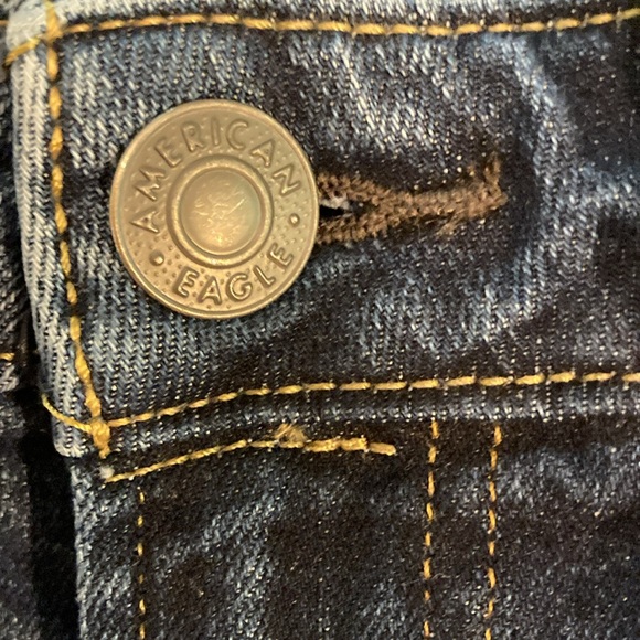 American Eagle Men’s Airflex + Original Bootcut Denim Blue Jeans US Size 29/30 - Picture 3 of 16